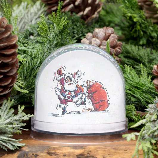 Angry Santa snow globe Sneeuwbol (Winter)