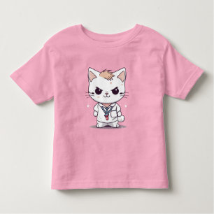 Angry Schattige Cat Design Kinder Shirts