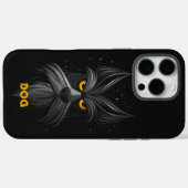 Angry Schnauzer Dog Black Case-Mate iPhone Case (Achterkant (horizontaal))