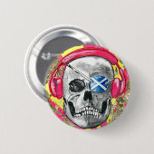 Angry Scotland Podcast Ronde Button 5,7 Cm (Voorkant /achterkant)