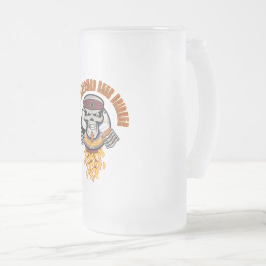 Angry-Scotsman-Beer-Drinker Matglas Bierpul (Voorkant rechts)