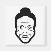 Angry Senior Koelkast Magneet (Voorkant)