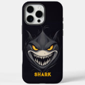 Angry Shark Black Case-Mate iPhone Case (Achterkant)