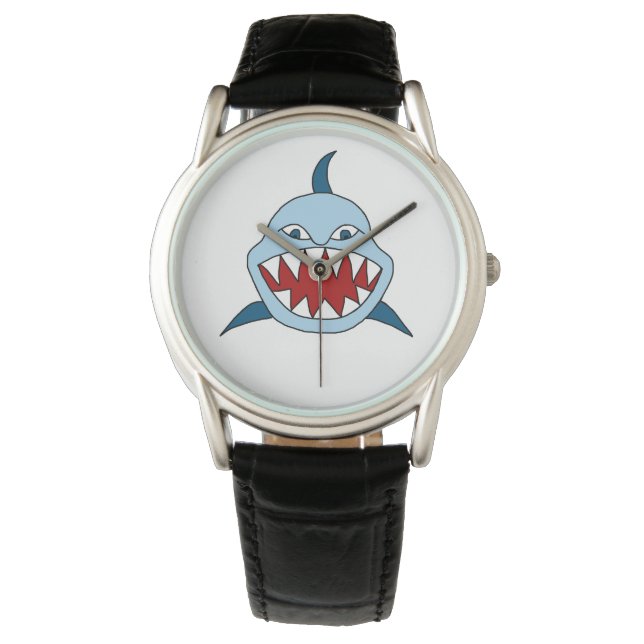 Angry Shark Horloge (Voorkant)