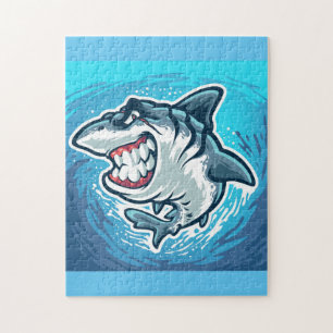 Angry Shark Legpuzzel