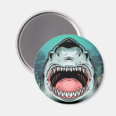 Angry Shark Magneet (Voorkant / Achterkant)
