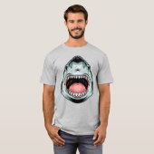 Angry Shark T-shirt (Voorkant volledig)
