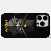 Angry Sheriff Black Case-Mate iPhone Case (Achterkant (horizontaal))