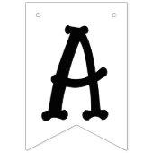 Angry Skeleton Bone Bash Halloween Vlaggetjes (Tweede vlag)