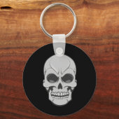 Angry Skull: Vector Illustratie: Sleutelhanger (Voorkant)
