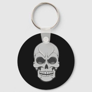 Angry Skull: Vectorillustratie: Sleutelhanger