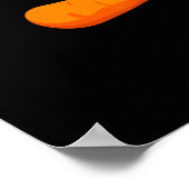 Angry Snowman Face Eyelashes Christmas Snowman Cos Poster (Hoek)