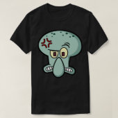 Angry Squidward Face T-shirt (Design voorkant)