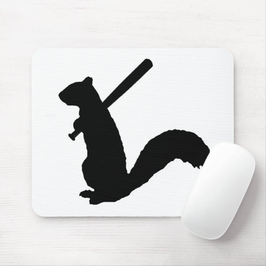 Angry Squirrel Logo Muismat. Muismat (Met muis)