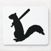 Angry Squirrel Logo Muismat. Muismat (Voorkant)