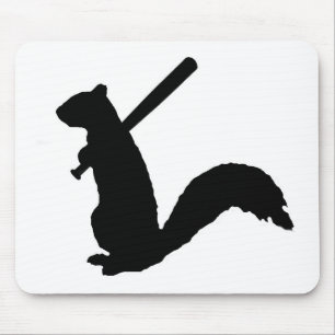 Angry Squirrel Logo Muismat. Muismat