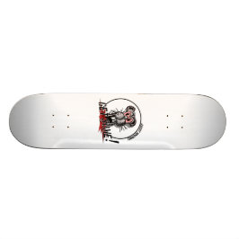 Angry Squirrel Logo Skateboard