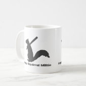 Angry Squirrel Militia Koffiemok (Voorkant links)