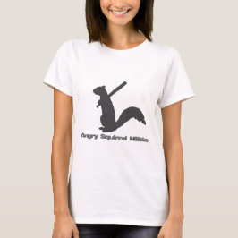 Angry Squirrel Militia T-shirt