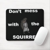 Angry Squirrel Mousepad Muismat (Met muis)