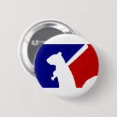 Angry Squirrel Ronde Button 5,7 Cm (Voorkant /achterkant)