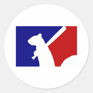 Angry Squirrel Ronde Sticker