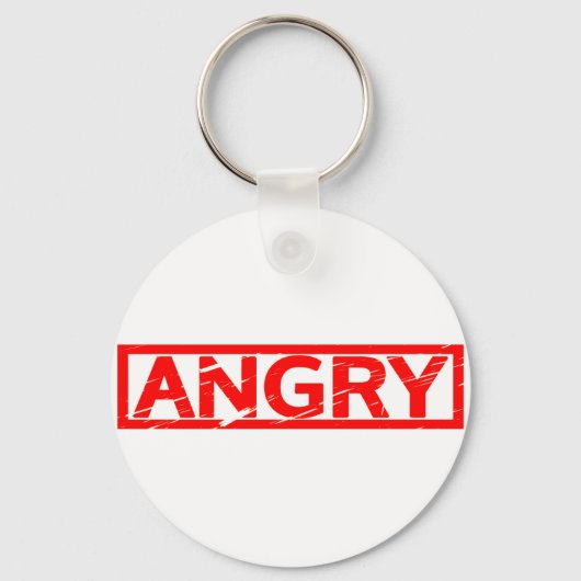 Angry Stamp Sleutelhanger (Voorkant)