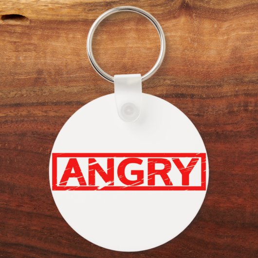 Angry Stamp Sleutelhanger (Voorkant)