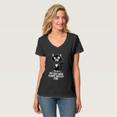Angry Stressed Cat Funny Stress Meme Gift voor Cat T-shirt (Voorkant volledig)
