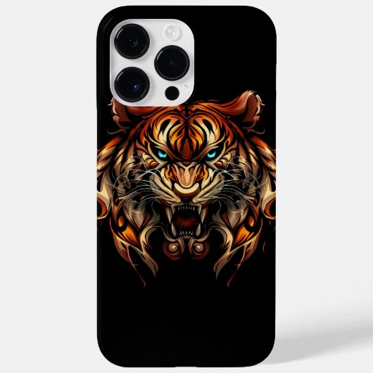Angry Tiger Case-Mate iPhone Case (Achterkant)