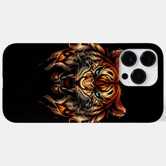 Angry Tiger Case-Mate iPhone Case (Achterkant (horizontaal))