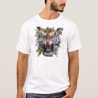 Angry Tiger Fearsome Cat T-shirt