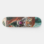 Angry Tiger in het Oerwoud Persoonlijk Skateboard (Horizontaal)