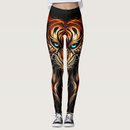 Angry Tiger Leggings (Voorkant)