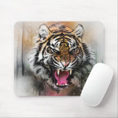 Angry Tiger Muismat (Met muis)