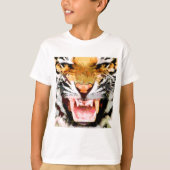 Angry Tiger - Ogen van Tijger T-shirt (Voorkant)