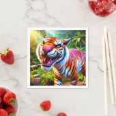 Angry Tiger Servet (Insitu)