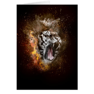 Angry Tiger Stimulerende Kaart