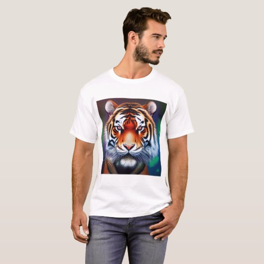 Angry Tiger T-shirt (Voorkant volledig)