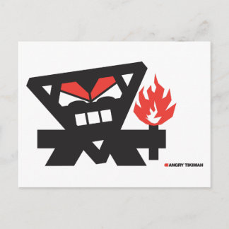 Angry Tikiman Briefkaart