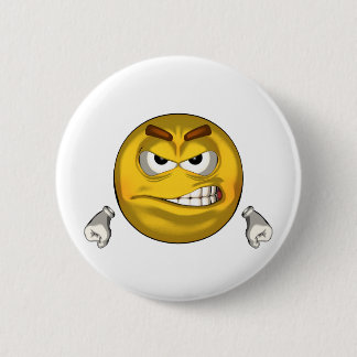 Angry - Toon Ronde Button 5,7 Cm