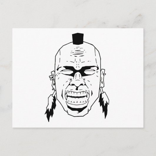 Angry Tooth Briefkaart (Voorkant)