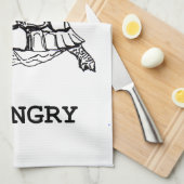 Angry Tortoise Theedoek (Quarter Fold)