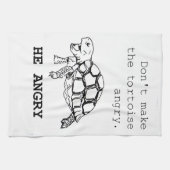 Angry Tortoise Theedoek (Horizontaal)
