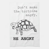 Angry Tortoise Theedoek (Verticaal)