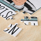 Angry Trump voor de gevangenis Legpuzzel (Zijkant)