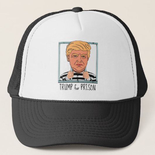 Angry Trump voor de gevangenis Trucker Pet (Voorkant)