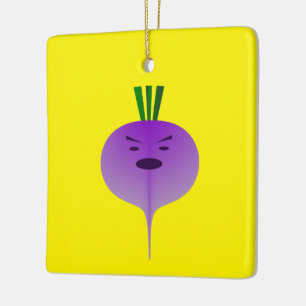 Angry Turnip van Kenneth Yoncich Keramisch Ornament