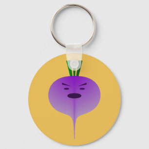 Angry Turnip van Kenneth Yoncich Sleutelhanger