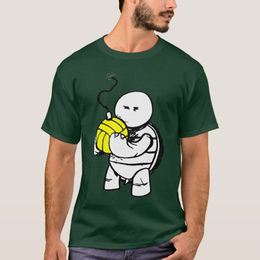 Angry Turtle Water Polo - Lichte lange hoes (Voorkant)